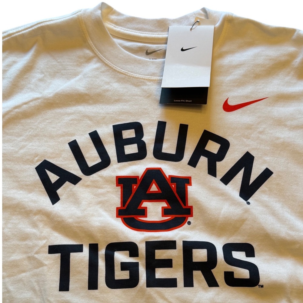 Nike Auburn Tigers Women's Long Sleeve T-Shirt Collegiate Loose Fit Large NEW